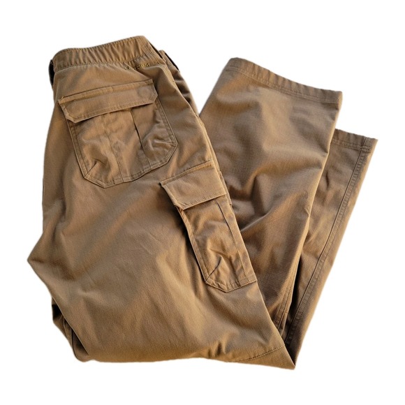 Under Armour Storm Tactical Cargo Pants Men's 38x32 Loose Fit Brown Khaki - Picture 1 of 6